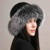 Women’s Mink Hair Winter Hat – Braided Fur Warm Elegant Beanie by FitiqueFit
