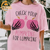 "In October We Wear Pink" Horror Halloween Breast Cancer Shirt – Support Squad Tee, Cancer Survivor Apparel by Dog Mom Hat