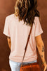 Rabbit Graphic Round Neck T-Shirt by Wild and Free Boutique