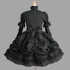 Dress court retro lace gothic coslpay dress fluffy sleeve dress