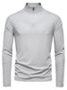 Men's Sun Protection Long Sleeve Half-Zip T-Shirt