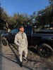 Faded Camo Wide String Hoodie by Luckless Outfitters