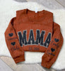 Leopard Mama Varsity With Names | Sweatshirt by The Neeley Design Co Wholesale