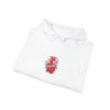Snarky Heart Graphic Hoodie | anti love graphic, punk Valentine design by Tristan’s Treehouse