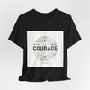 Courage Minimal Wordcloud Tee | Fresh-Start Minimalism, New Page Apparel by Tristan’s Treehouse