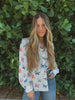 Eyes Without a Face Butterfly Button Up Blouse by Lil Bee's Bohemian