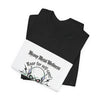 Heavy Metal Wellness Skull Tee | metal font shirt, gothic wellness quote by Tristan’s Treehouse