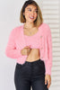 Scoop Neck Vest and Cardigan Sweater Set