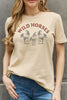 Simply Love WILD HORSES Graphic Cotton T-Shirt by Simply Love