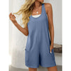 Womens Summer Casual Loose Tank Romper by FitiqueFit