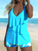 Women’s Fashionable Printed Strap Swimsuit Set by FitiqueFit