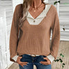 Women’s Color-Block V-Neck Pullover by FitiqueFit