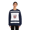 Weird Cupid Graphic Sweatshirt | quirky heart shirt, chaotic love design by Tristan’s Treehouse