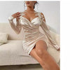 Elegant Lace Tight Draped Dress