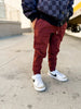 VETERAN SLIM FIT JOGGER - CRIMSON by LITTLE RAD THINGS