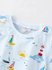 Children's Nautical Print T-Shirt and Shorts Set by Simply Love