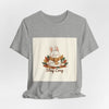 Stay Cozy Bunny T-Shirt | cute animal illustration, winter forest art by Tristan’s Treehouse