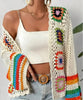 Hand-Crocheted Knitted Cardigan for Women by FitiqueFit