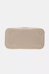 David Jones Leather Trim Shoulder Bag Classic Style