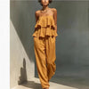 Women's Sleeveless Camisole Top & Casual Pants Set by FitiqueFit