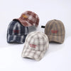 Women's Striped Checkered Embroidered Baseball Cap – 4 Colors by FitiqueFit