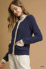 Umgee Two-Tone Button Front Cardigan by FitiqueFit