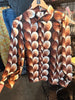 Love Calling Retro Heart Button Up Blouse by Lil Bee's Bohemian