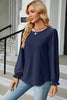 🌸 Round Neck Flounce Sleeve T-Shirt by FitiqueFit