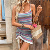 Boho Backless Knitted Beach Dress by FitiqueFit
