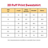 Retro Bubblegum Santa Graphic Sweatshirt – Unique Puff Print Christmas Jumper, Fun Holiday Apparel