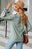 🌸 Round Neck Flounce Sleeve T-Shirt by FitiqueFit