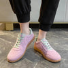 Round Toe Lace-Up Sneakers – Casual Flat Mesh Shoes by FitiqueFit