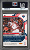 Graded 2020 Panini Prizm Kevin Durant #3 USA Basketball Card PSA 10 Gem Mint