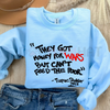 2PAC "Money For Wars" Conscious Lyric Sweater by Dog Mom Hat