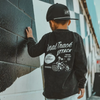 THE FINAL TRACK ATTACK LONG SLEEVE TEE - SOLID BLACK by LITTLE RAD THINGS
