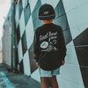 THE FINAL TRACK ATTACK LONG SLEEVE TEE - SOLID BLACK by LITTLE RAD THINGS
