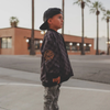 KIDS WATERPROOF LETTERMAN JACKET - CHECKERS by LITTLE RAD THINGS