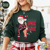 Santa "I Check It Once O Check It Twice Era Inspired" Unisex Sweatshirt by Dog Mom Hat