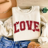 Retro Love Valentines Heart Sweatshirt by Dog Mom Hat