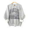 Vintage All Team Football ASH GREY Crewneck Sweatshirt – Retro Collegiate Sports Fan Gear