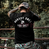 "Nobody Owes You Shit" Skull Men’s T-Shirt by Dog Mom Hat