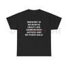 "No Bush" Funny T-Shirt – Bold Political Statement / Adult Humor Graphic Tee, Unisex Sarcastic Apparel by Dog Mom Hat