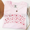 Nurse Valentine Bow T-Shirt by Dog Mom Hat