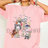 Funny Cat Horror Movies T-Shirt – Cute Halloween Cat Lovers Matching Tee by Dog Mom Hat