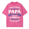 Spanish "Eres Mi Mundo" Dad T-Shirt by Dog Mom Hat