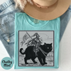 Funny Knight Cat Rider T-Shirt – Medieval Fantasy Ren Faire Tee by Dog Mom Hat