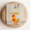 F-Caw-F Chicken Graphic Tee – Funny Rooster Meme Shirt, Unisex Casual Streetwear Top by Dog Mom Hat