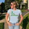 St. Patrick's Day Baby Tee Collection - Funny "Irish Goodbye" & BORG Drinking Shirt, Premium 100% Cotton Cropped Y2K Aesthetic Top, Sassy St. Paddy’s Day Party Tee, "Kiss Me I'm Irish" Reimagined Graphic, Soft Lived-In Festive Streetwear