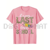 "Happy Last Day Of School" Leopard Print T-Shirt by Dog Mom Hat