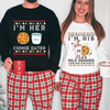 Matching Naughty & Nice List Christmas Sweatshirts by Dog Mom Hat